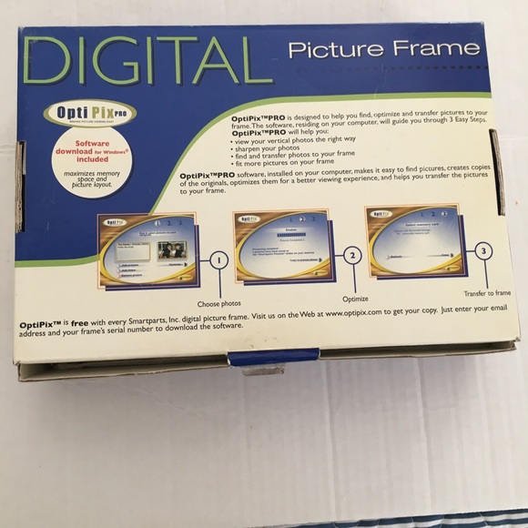 Digital Picture Frame, Otipix pro ,preowned but not used - Picture 2 of 5